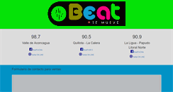 Desktop Screenshot of beatfm.cl